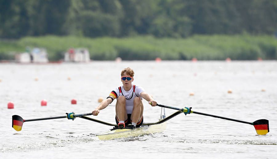 Finn Wolter beim Worldcup in Poznan